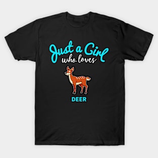 Deer design for Girls | Kids Deer design T-Shirt